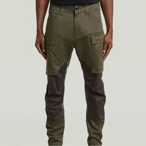 G-Star Men's 3D Regular 29X30 Tapered Cargo Pants Dark Olive New NWT